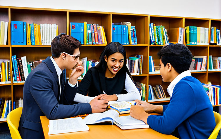 무역영어 실기시험 대비 학습법과 활용 사례 연구 - Business Vocabulary Study Group**
"A diverse group of students, fully clothed in casual and profess...