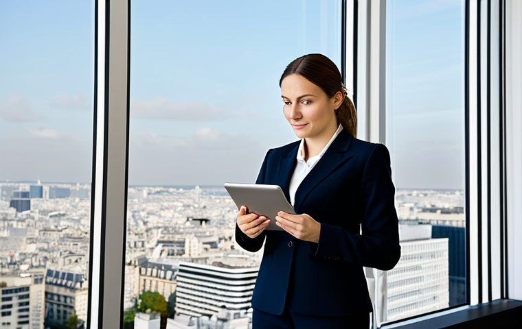무역영어 시험 대비와 실전 문제풀이 - Study Session at a Parisian Café**

Prompt: A young, stylishly dressed French student sits at a tabl...