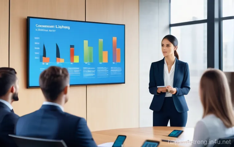 무역영어 실기시험 중 자주 실수하는 유형 - A diverse group of five business professionals, including men and women of various ages and ethnicit...