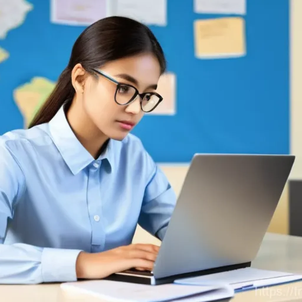 무역영어 시험 대비 모의고사 작성 방법 - **Prompt 1: Focused Exam Simulation**
"A young adult, appearing professional and focused, is sea...