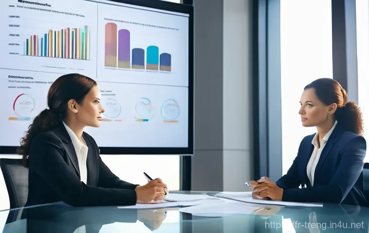 무역영어 필기시험을 위한 참고 자료 - **Prompt:** A diverse group of young professionals (20s-30s, mixed genders) is actively engaged in a...